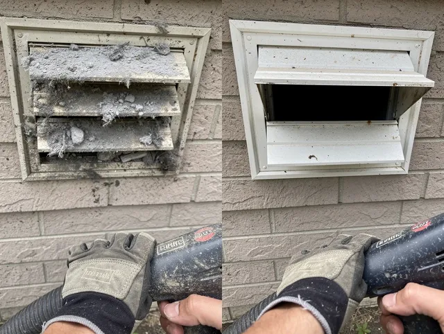 Professional dryer exhaust vent cleaning by Manchester Dryer Vent Cleaning in Manchester