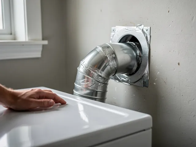 Manchester Dryer Vent Cleaning expert performing professional dryer vent repair and installation in Manchester